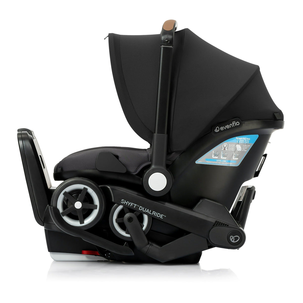 Shyft DualRide w/ Carryall Storage Infant Car Seat + Stroller