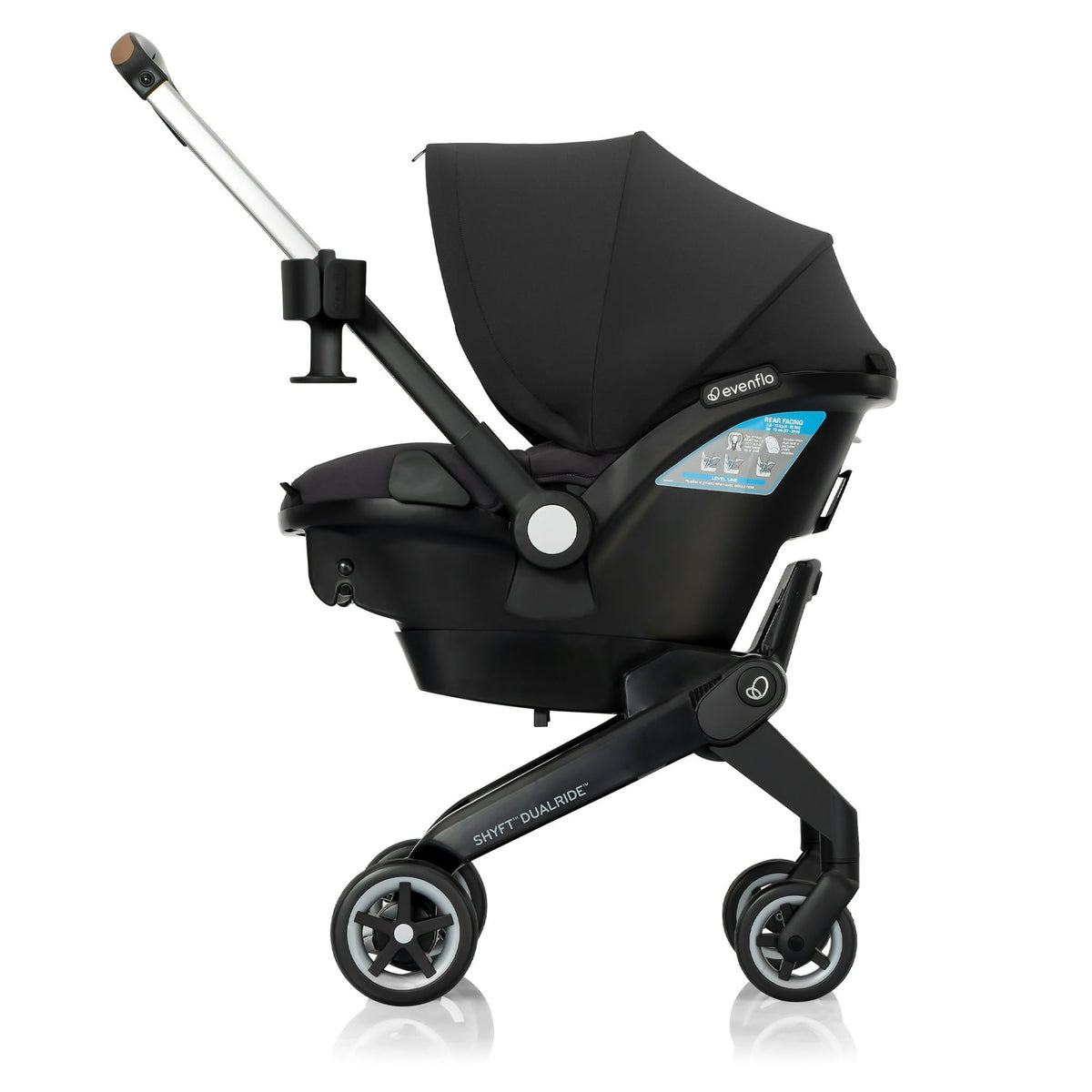 Shyft DualRide w/ Carryall Storage Infant Car Seat + Stroller