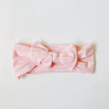 Sugar + Maple Classic Baby Bow Headband in Pink