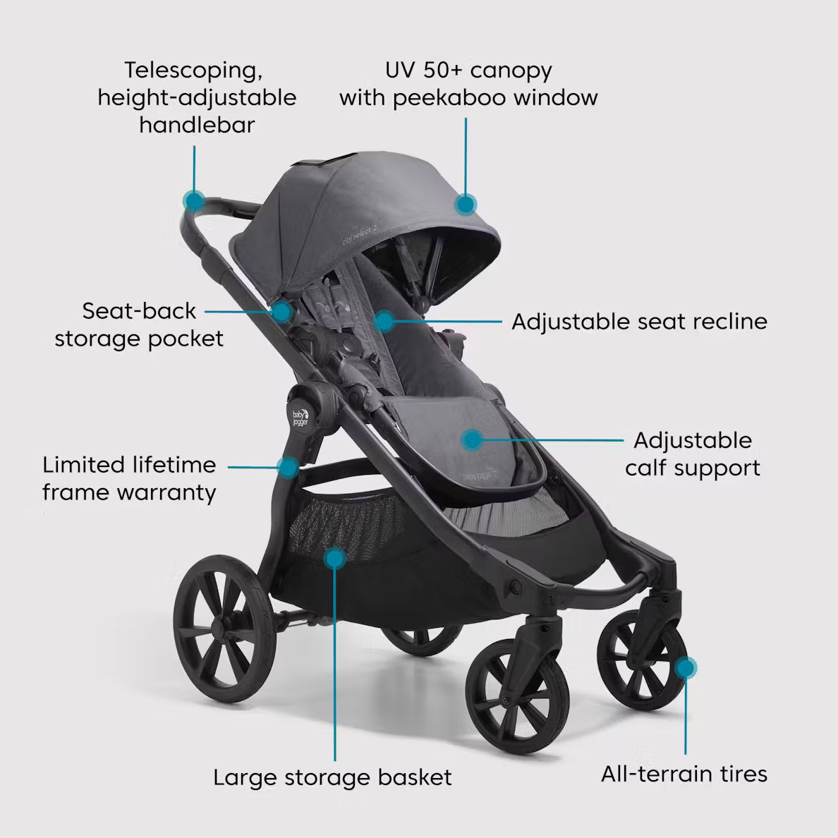 City Select 2 Single-to-Double Stroller