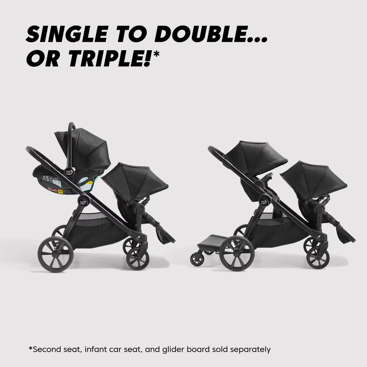 City Select 2 Single-to-Double Stroller | Eco Collection