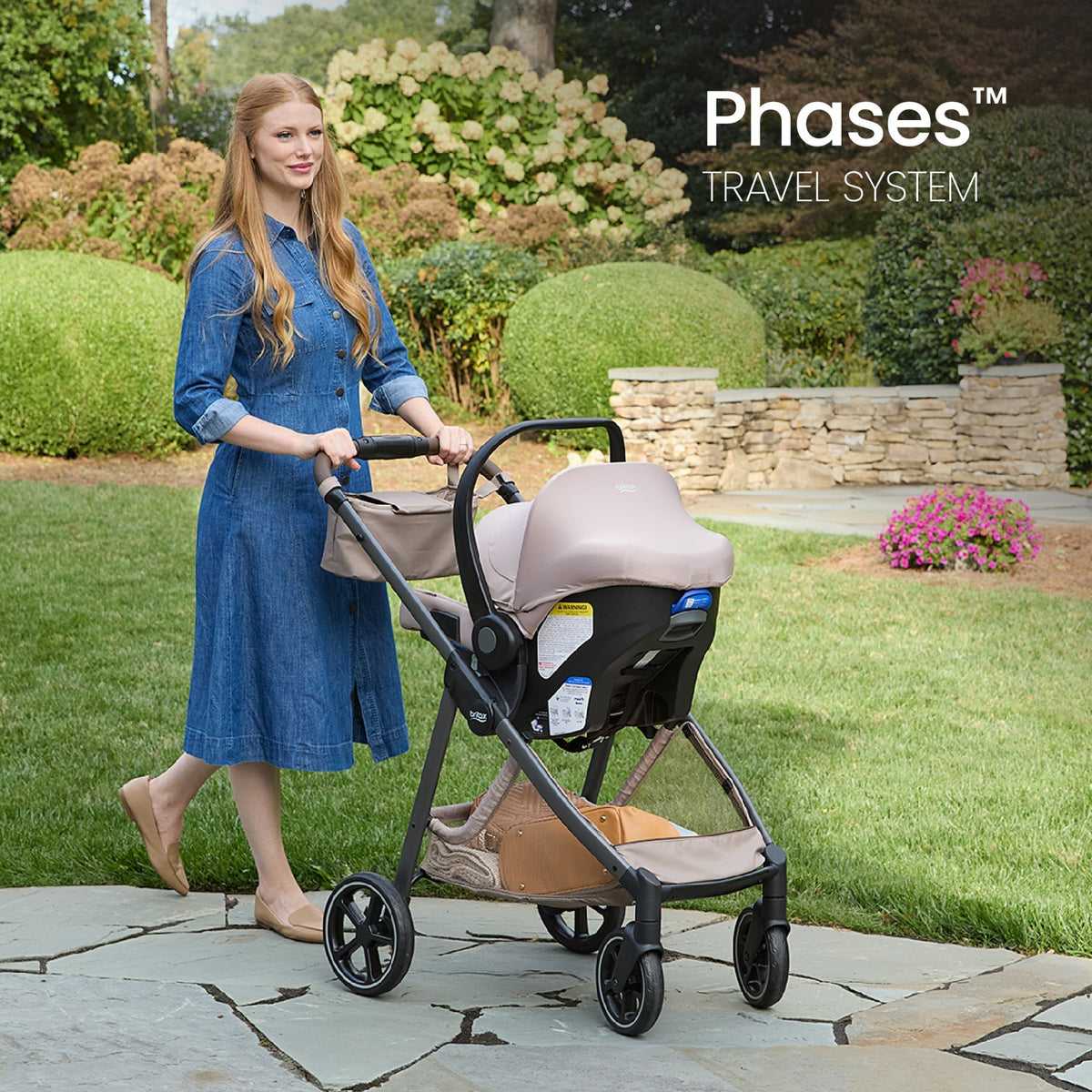 Phases Travel System with Arbor Infant Car Seat + StayTight Base