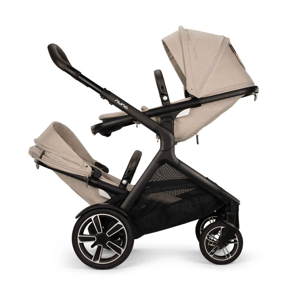 DEMI Next Double Stroller + Rider board