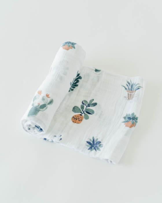 Cotton Muslin Single Swaddle - Prickle Pots